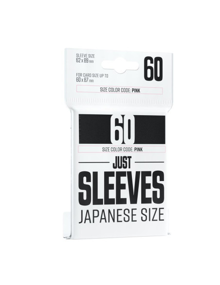 Black Just Sleeves Japanese size (62x89) (60)  - 