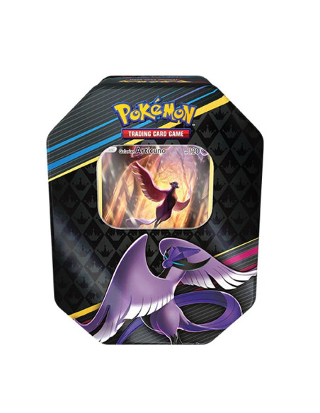Escarlata y Púrpura 12.5 Lata Cenit Supremo Articuno. Español  - ¡Han llegado tres temibles Pokémon legendarios de la región de 