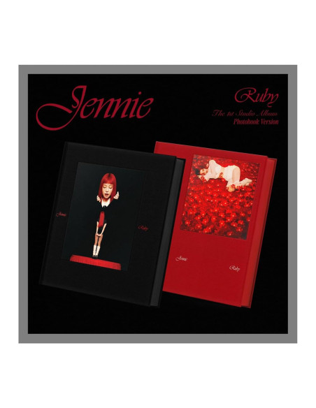 BLACKPINK - JENNIE - RUBY (Photobook Ver)  - BLACKPINK - JENNIE - RUBY (Photobook Ver)2 Versiones: Zen (Negro) y Jane (Rojo)Cont