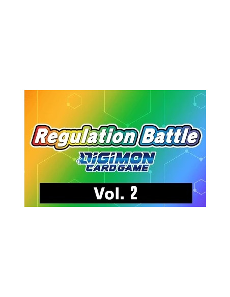 Digimon Regulation Battle Vol.2 Sábado 24 de Abril 11:15  - Regulation Battle is a special store tournament with a twist in the 