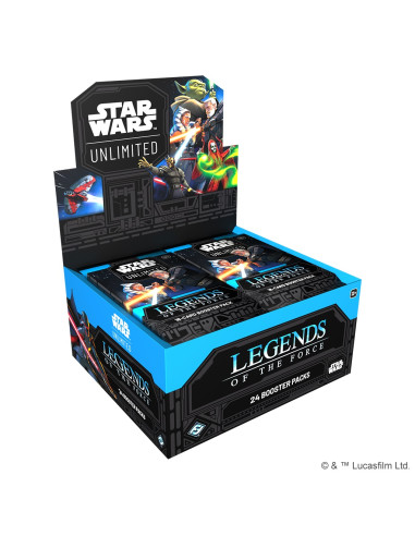 PREORDER Star Wars Unlimited - Legends of the Force: Booster Box (24) English  - This item is a PREORDER. It will be shipped on 