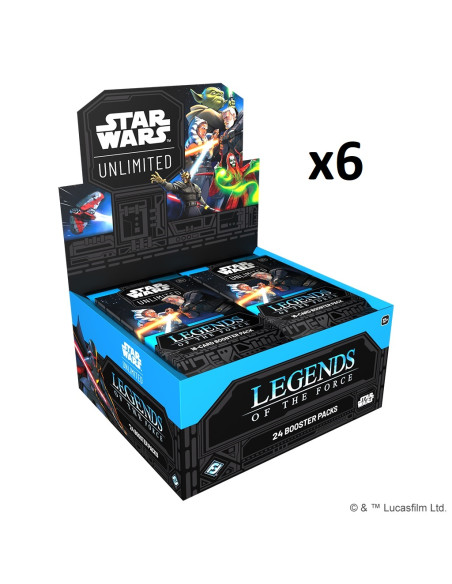 PREORDER Star Wars Unlimited - Legends of the Force: Case (6x Booster Box) English  - This item is a PREORDER. It will be shippe