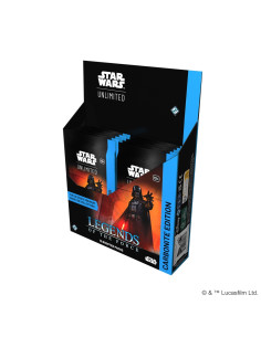 Star Wars Unlimited - Leyendas de la Fuerza: Caja de Sobres Carbonite (12) Inglés  -