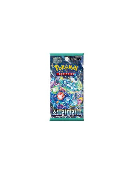 Escarlata y Púrpura 7 Corona Astral: Sobre (5 cartas) Coreano  - Escarlata y Púrpura 7 Corona Astral: Sobre (10 cartas) VERSIÓN 