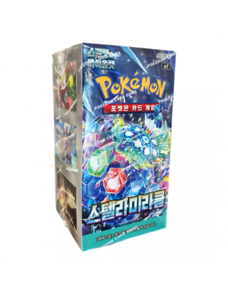 Escarlata y Púrpura 7 Corona Astral: Caja de Sobres (30) Coreano  - Scarlet &amp; Violet 7 Stellar Crown: Booster Box (30) Korea