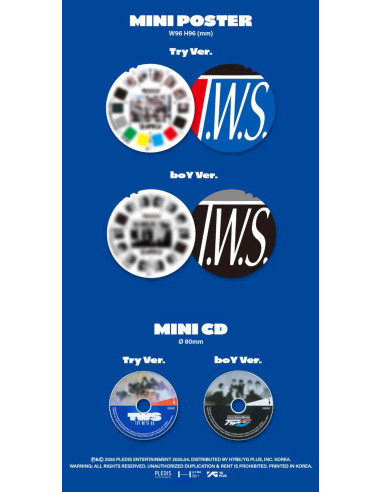 TWS - [TRY WITH US] 3rd Mini Album  - TWS - [TRY WITH US] 3rd Mini Album2 Versiones: Try (Azúl) y boY (Arcoiris)Contenido:  1 Mi