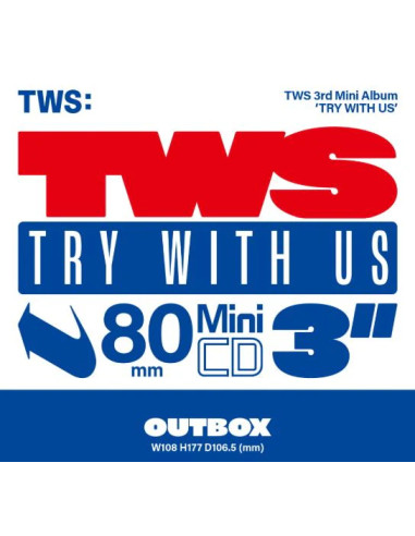 TWS - [TRY WITH US] 3rd Mini Album  - TWS - [TRY WITH US] 3rd Mini Album2 Versiones: Try (Azúl) y boY (Arcoiris)Contenido:  1 Mi