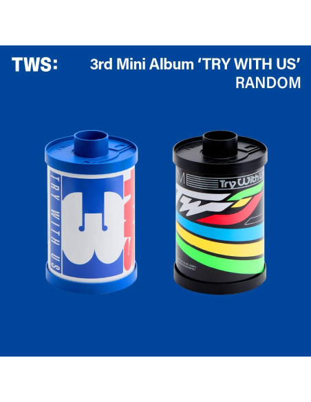 Pre-Order TWS - [TRY WITH US] 3rd Mini Album  - Pre-Order TWS - [TRY WITH US] 3rd Mini Album2 Versiones: Try (Azúl) y boY (Arcoi