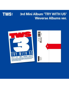 TWS - [TRY WITH US] 3rd Mini Album (Weverse Ver.)  - TWS - [TRY WITH US] 3rd Mini Album (Weverse Ver.)Contenido:  1 QR Card 3 Ph