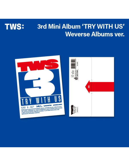 Pre-Order TWS - [TRY WITH US] 3rd Mini Album (Weverse Ver.)  - Pre-Order TWS - [TRY WITH US] 3rd Mini Album (Weverse Ver.)Este p