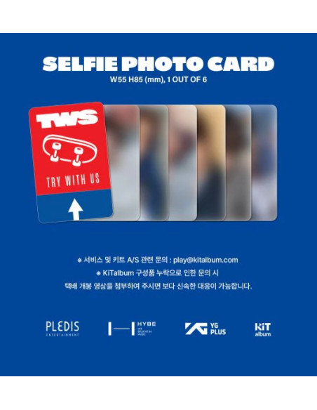 TWS - [TRY WITH US] 3rd Mini Album (Kit Ver.)  - TWS - [TRY WITH US] 3rd Mini Album (Kit Ver.)Contenido:  1 KiT 1 Title &amp; Cr