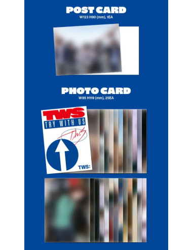 TWS - [TRY WITH US] 3rd Mini Album (Kit Ver.)  - TWS - [TRY WITH US] 3rd Mini Album (Kit Ver.)Contenido:  1 KiT 1 Title &amp; Cr