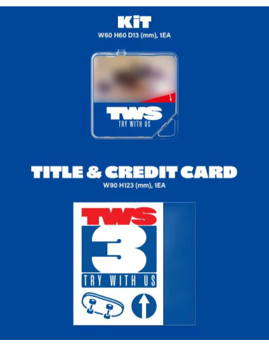 TWS - [TRY WITH US] 3rd Mini Album (Kit Ver.)  - TWS - [TRY WITH US] 3rd Mini Album (Kit Ver.)Contenido:  1 KiT 1 Title &amp; Cr