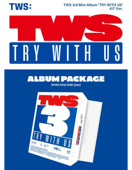 TWS - [TRY WITH US] 3rd Mini Album (Kit Ver.)  - TWS - [TRY WITH US] 3rd Mini Album (Kit Ver.)Contenido:  1 KiT 1 Title &amp; Cr