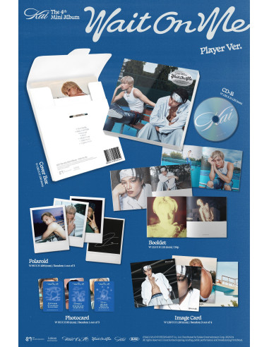 KAI (EXO) - Wait On Me - 4th Mini Album (Player Ver.)  -  KAI (EXO) - Wait On Me - 4th Mini Album (Player Ver.) Contenido:  1 CD