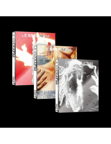 copy of LE SSERAFIM - CRAZY (4TH Mini Album)  - LE SSERAFIM - CRAZY (4TH Mini Album) Variaciones: A (negro); B (azul); C (blanco