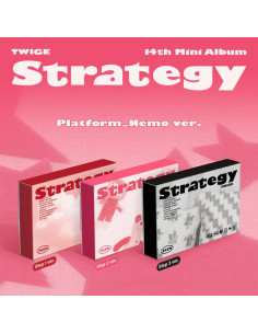 TWICE - 14th Mini Album [Strategy] Nemo Version  -  Versions: Step 1 Ver. / Step 2 Ver. / Step 3 Ver.   Packages Out Box : 90 X  2