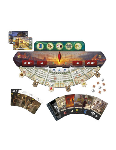 7 Wonders Duel: Agora  - Mientras en el Senado se toman decisiones que forjarán el destino de la civilización, los conspiradores
