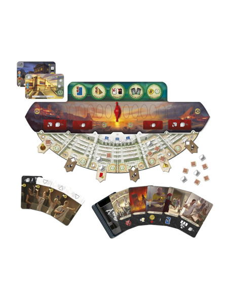 7 Wonders Duel: Agora  - Mientras en el Senado se toman decisiones que forjarán el destino de la civilización, los conspiradores