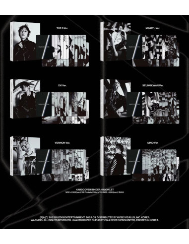 SEVENTEEN - HAPPY BURSTDAY (5th Album) DAREDEVIL  -  SEVENTEEN - HAPPY BURSTDAY (5th Album) DAREDEVILContenido:  1 CD 1 Lyric Bo