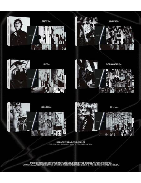 SEVENTEEN - HAPPY BURSTDAY (5th Album) DAREDEVIL  - SEVENTEEN - HAPPY BURSTDAY (5th Album) DAREDEVILContenido:  1 CD 1 Lyric Boo