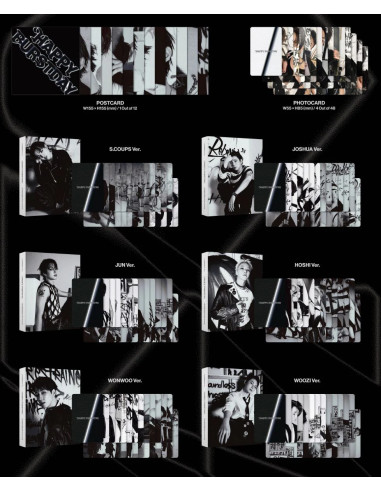 SEVENTEEN - HAPPY BURSTDAY (5th Album) DAREDEVIL  - SEVENTEEN - HAPPY BURSTDAY (5th Album) DAREDEVILContenido:  1 CD 1 Lyric Boo