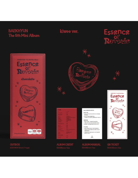 BAEKHYUN (EXO) - ESSENCE OF REVERIE (5th Mini Album) KIWEE Ver.  -  BAEKHYUN (EXO) - ESSENCE OF REVERIE (5th Mini Album) KIWEE V