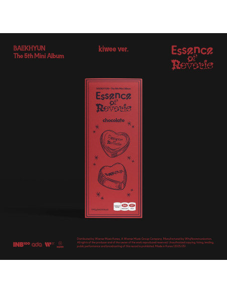 Pre- Order BAEKHYUN (EXO) - ESSENCE OF REVERIE (5th Mini Album) KIWEE Ver.  -  Pre- Order BAEKHYUN (EXO) - ESSENCE OF REVERIE (5