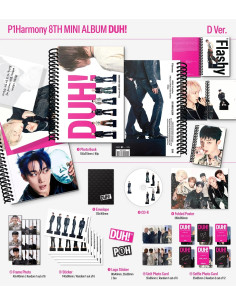 P1HARMONY - DUH! (8th Mini Album)  - P1HARMONY - DUH! (8th Mini Album)2 Versiones: D Ver. (Letras Rosas) y U Ver. (Letras Amaril 2