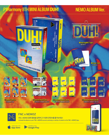 copy of Pre-Order P1HARMONY - DUH! (8th Mini Album)  - Pre-Order P1HARMONY - DUH! (8th Mini Album) Nemo Ver. Este es un producto