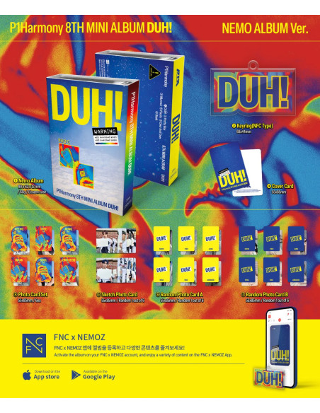 copy of Pre-Order P1HARMONY - DUH! (8th Mini Album)  - Pre-Order P1HARMONY - DUH! (8th Mini Album) Nemo Ver. Este es un producto
