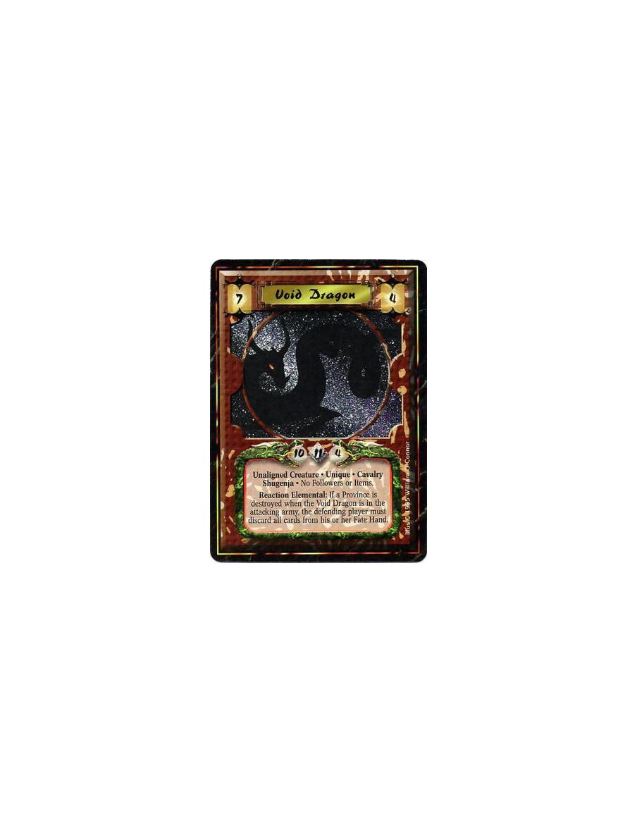 Void Dragon  - Nonhuman • Dragon • Void • Shugenja • Cavalry • UniqueWill not attach Followers or Items. Once per turn, after an