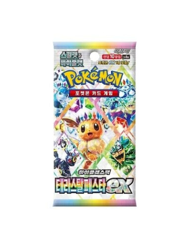 POKEMON TERASTAL FESTIVAL EX Sobre (Koreano) 10 Cartas (evoluciones prismaticas)  - 