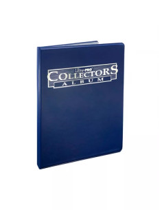 Archivador Mini Binder Azul Cobalto Collector's 4 Bolsillos  -