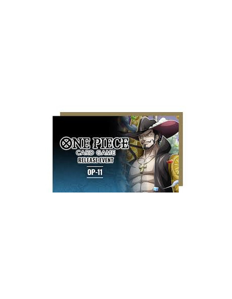 OP11 Prerelease Domingo 01/06 11:00  - Inscripción: 32€ a través de nuestra pagina web Formato: Sellado (6 sobres de OP11 )  Pre