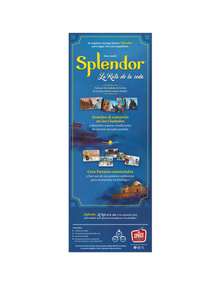 Splendor. La Ruta de la Seda. Expansión  - Viaja por las ciudades de la Ruta de la seda y afronta nuevos desafíos.