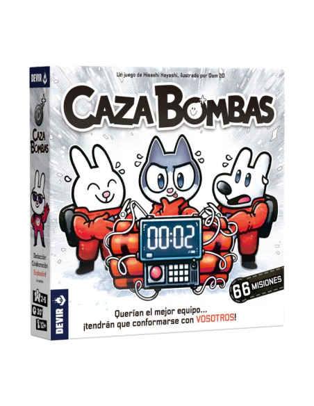 Caza Bombas. Juego de Mesa  - 