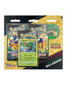 Crown Zenith 3 - Booster Pack Blister Rillaboom (Spanish)  - Crown Zenith 3 - Booster Pack Blister Rillaboom (Spanish)