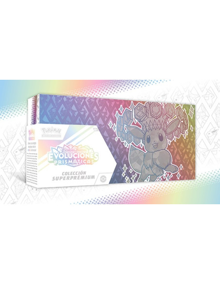 Prismatic Evolutions Super Premium Collection (Spanish)  - Prismatic Evolutions Super Premium Contents:  1 Eevee EX Alternate Ar