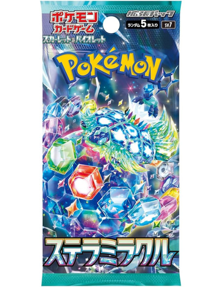 Scarlet & Violet 7 Stellar Miracle (Stellar Crown): Booster Pack (5 cards) Japanese version  - Scarlet & Violet 7 Stellar Cr Scarlet & Violet 7 Stellar Miracle (Stellar Crown): Booster Pack (5 cards) Japanese version  - Scarlet & Violet 7 Stellar Cr