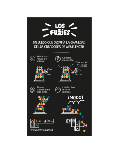 Los Fuzzies. Juego de Mesa  - Un juego de habilidad que desafía la gravedad  Los Fuzzies es un juego que consiste en crear torre 2