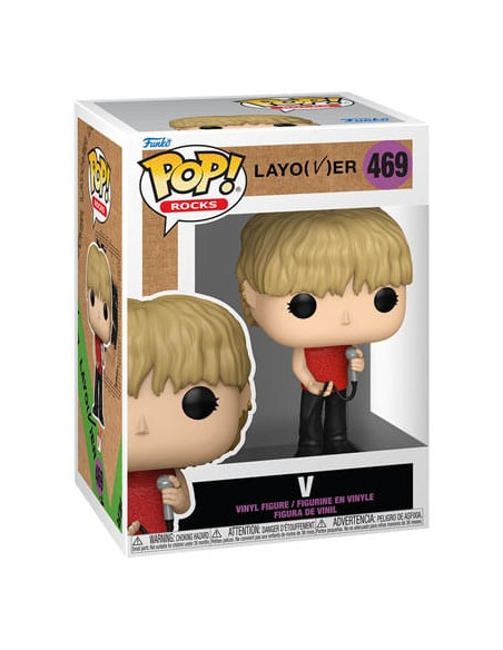 PREORDER Funko Pop Rocks V (Love Me Again). BTS  - This item is a PREORDER. It will be shipped on the release date: 07/2025.  If