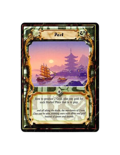 Port  - PortBow this card: Produce 2 Gold, plus 1 Gold for each Market in play.