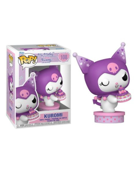 Funko Pop Kuromi with Cake. My Melody 50th Anniversary Kuromi 20th Anniversary  - 