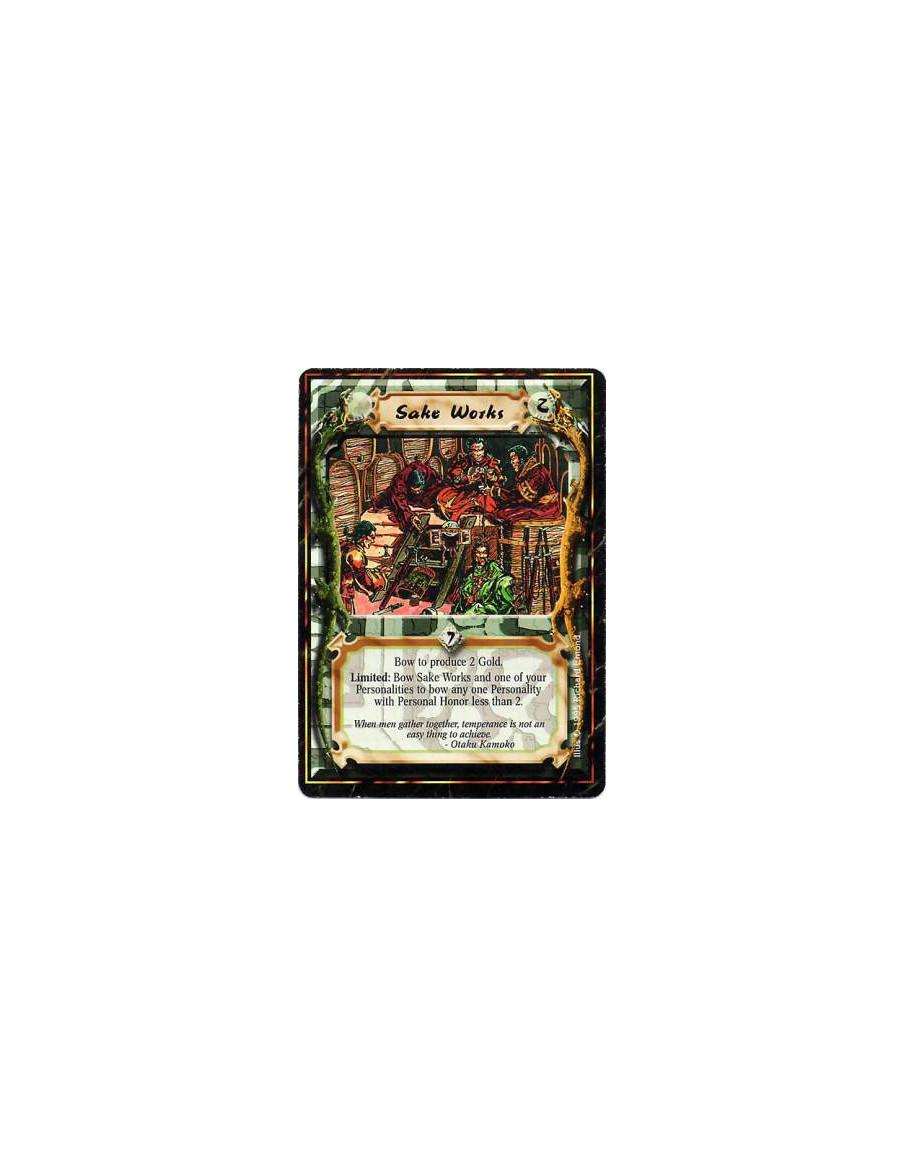 Sake Works  - Bow this card: Produce 2 Gold.  Limited: Any number of times per turn, bow this card and your performing Personali