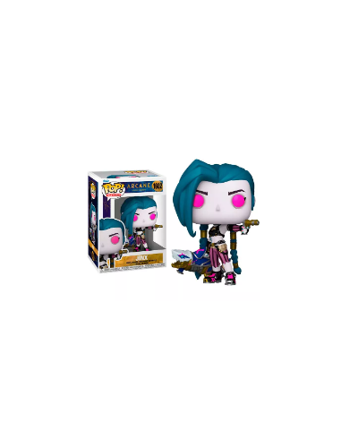 Funko Pop Jinx. Arcane League of Legends (Caja Dañada)  - Funko Pop Jinx. Arcane
