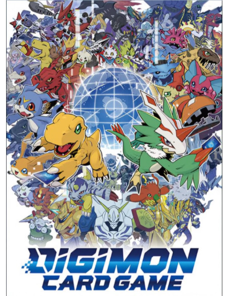 Fundas Digimon. 5th Anniversary. Standard Size (60)  - Fundas Digimon. 5th Anniversary. Standard Size (60)