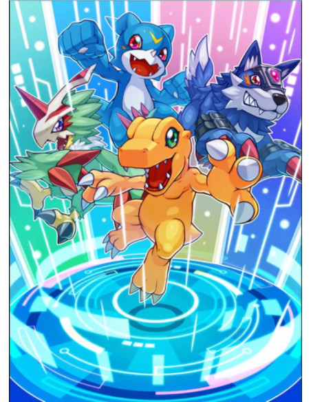 Fundas Digimon. Signs of Evolution. Standard Size (60)  - Fundas Digimon. Signs of Evolution. Standard Size (60)