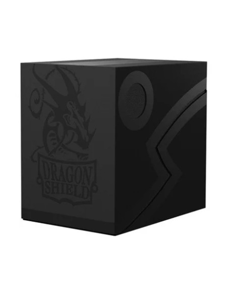 Dragon Shield Double Shell - Shadow Black/Black  - Holds 150+ Cards single sleeved120+ double sleeved