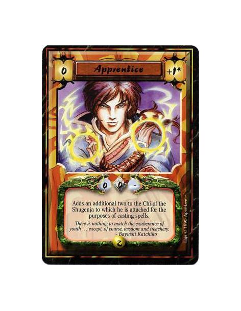 Apprentice  - If this Personality is a Shugenja, he has an additional +2C while attaching a Spell, or performing a Spell action